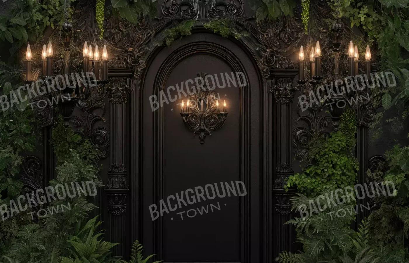 Naturalist Wedding Arch 14’X9’ Ultracloth (168 X 108 Inch) Backdrop