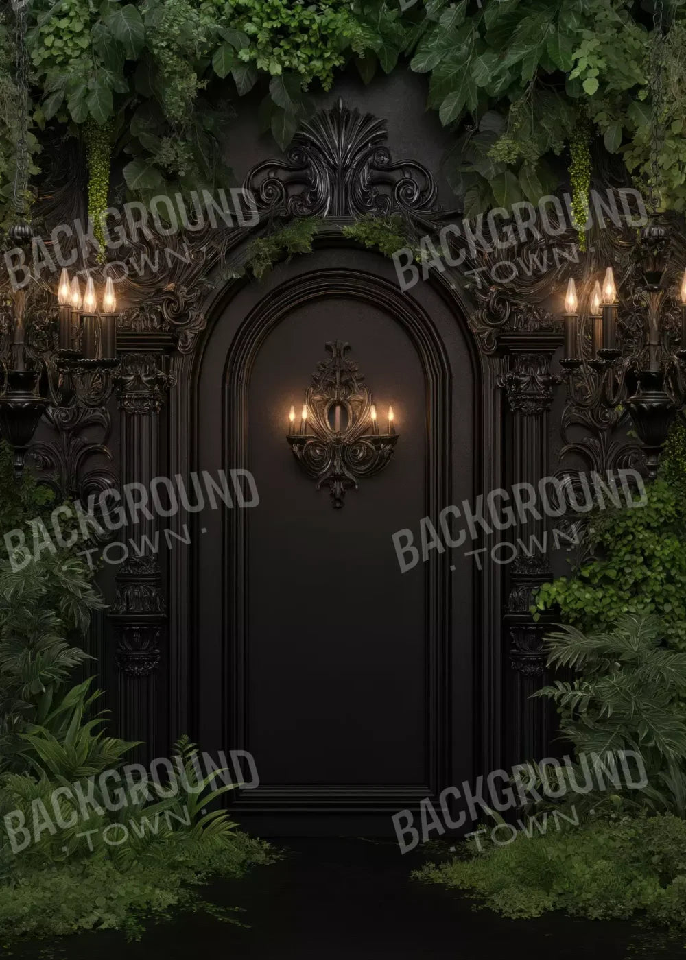 Naturalist Wedding Arch 5’X7’ Ultracloth (60 X 84 Inch) Backdrop