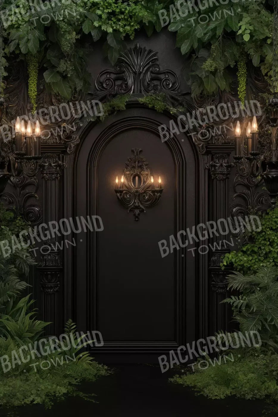 Naturalist Wedding Arch 8’X12’ Ultracloth (96 X 144 Inch) Backdrop