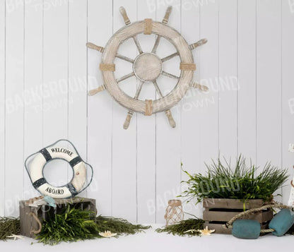 Nautical Blues 12X10 Ultracloth ( 144 X 120 Inch ) Backdrop