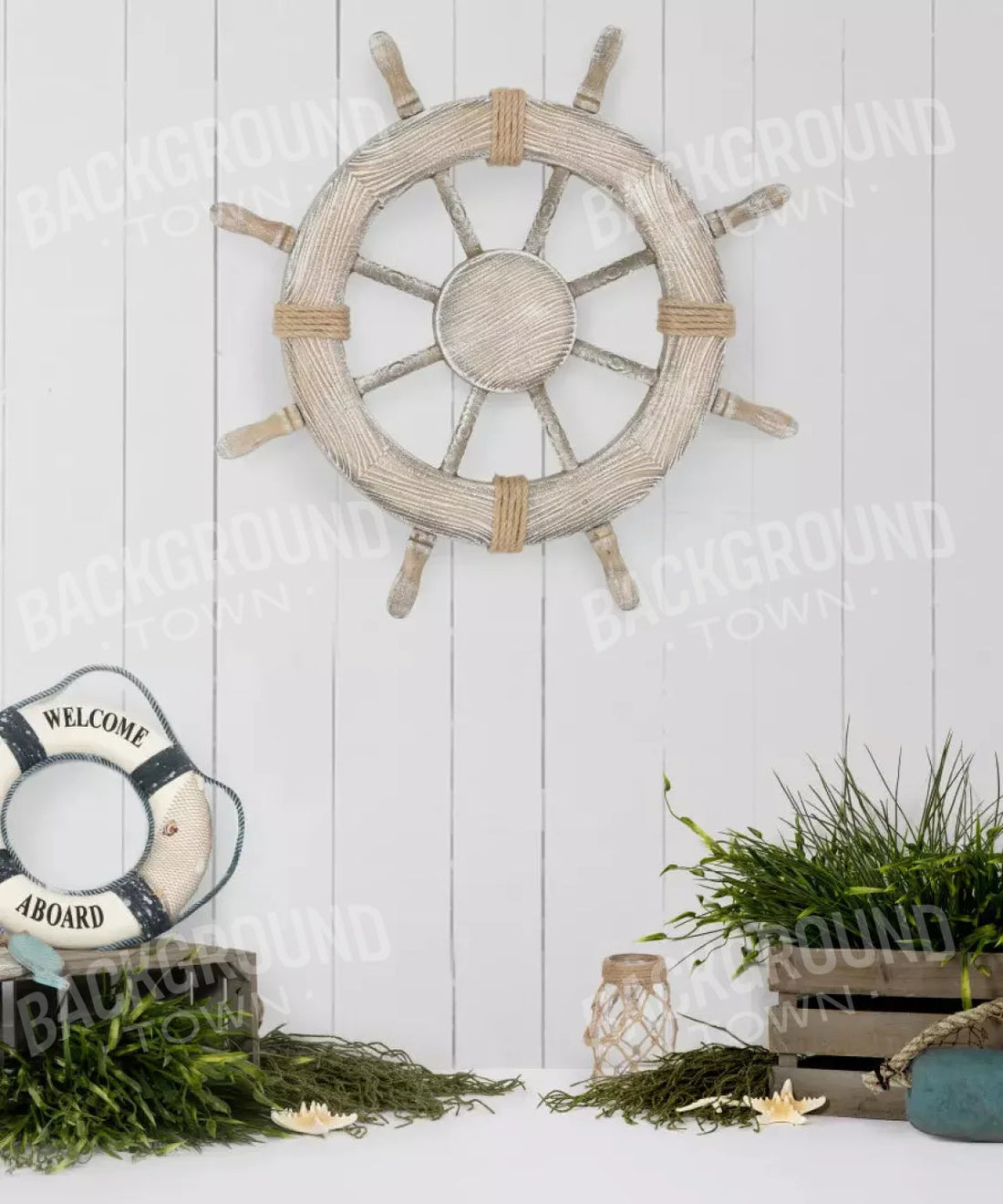 White Set Designs Backdrop for Photography