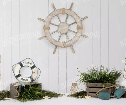 Nautical Blues 5X42 Fleece ( 60 X 50 Inch ) Backdrop