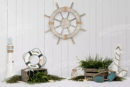 Nautical Blues 8X5 Ultracloth ( 96 X 60 Inch ) Backdrop