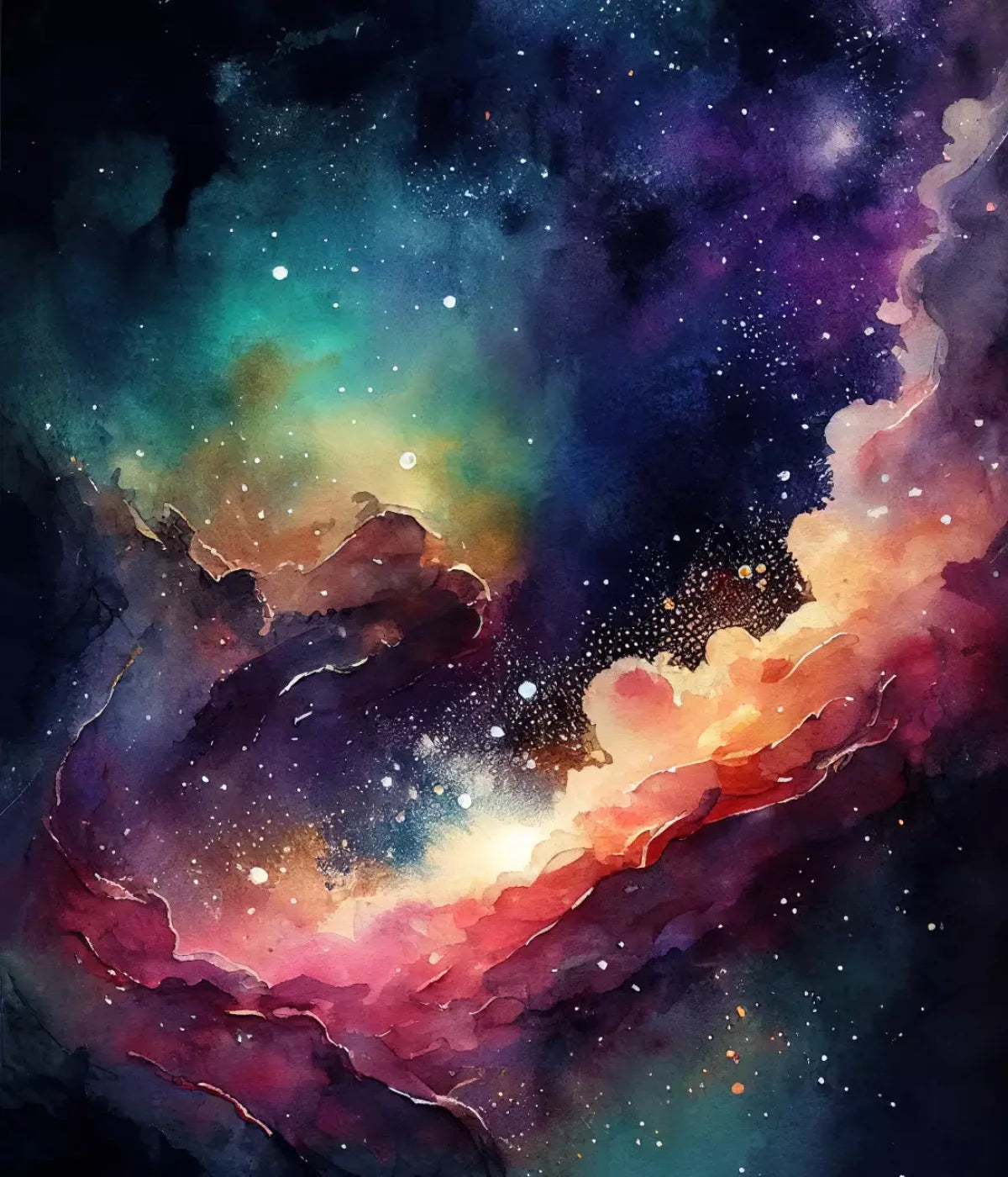 Neon Northern Lights 10X12 Ultracloth ( 120 X 144 Inch ) Backdrop