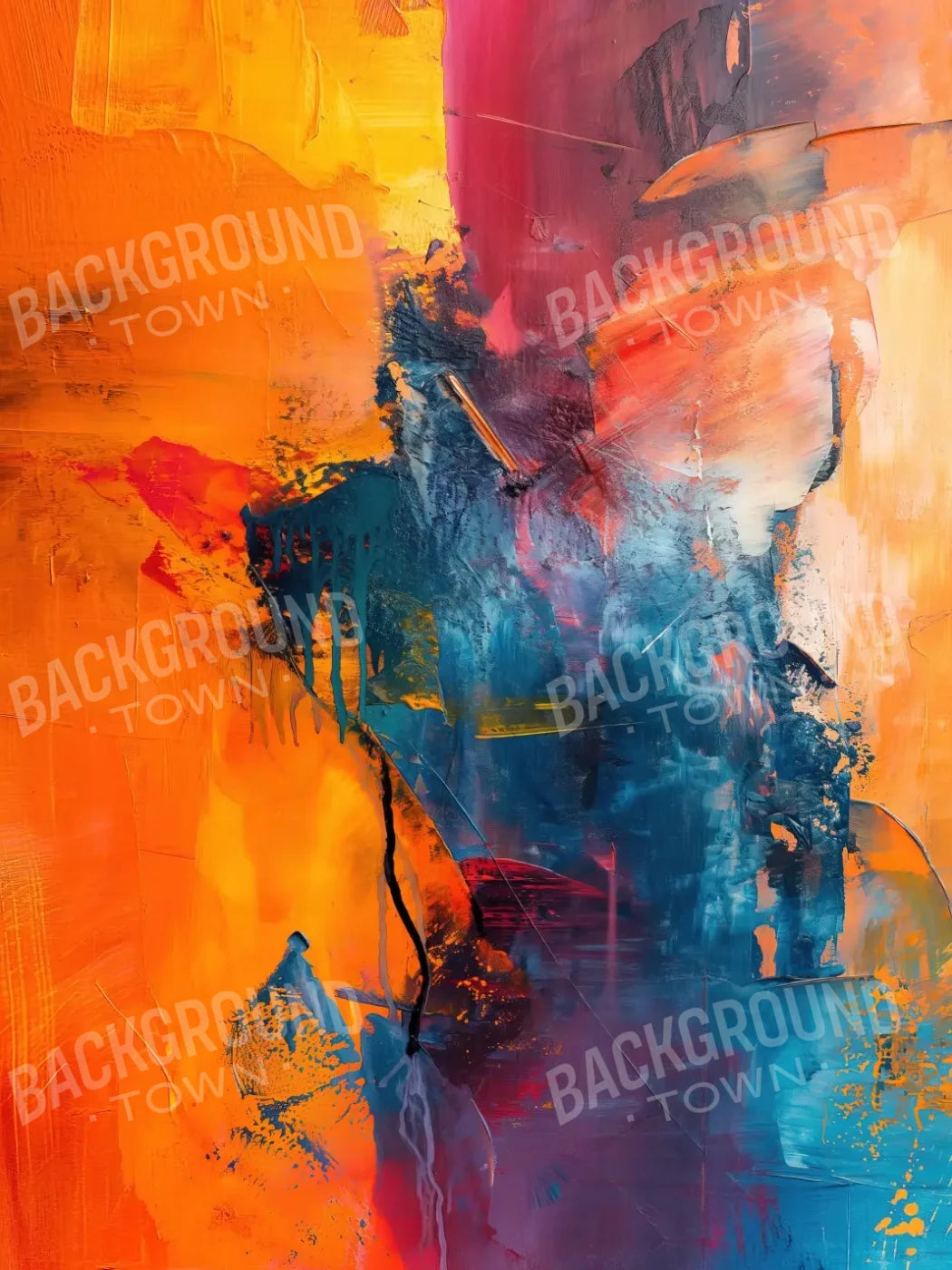 Neon Reverie II 5’x6’8 Fleece (60 x 80 inch) Backdrop