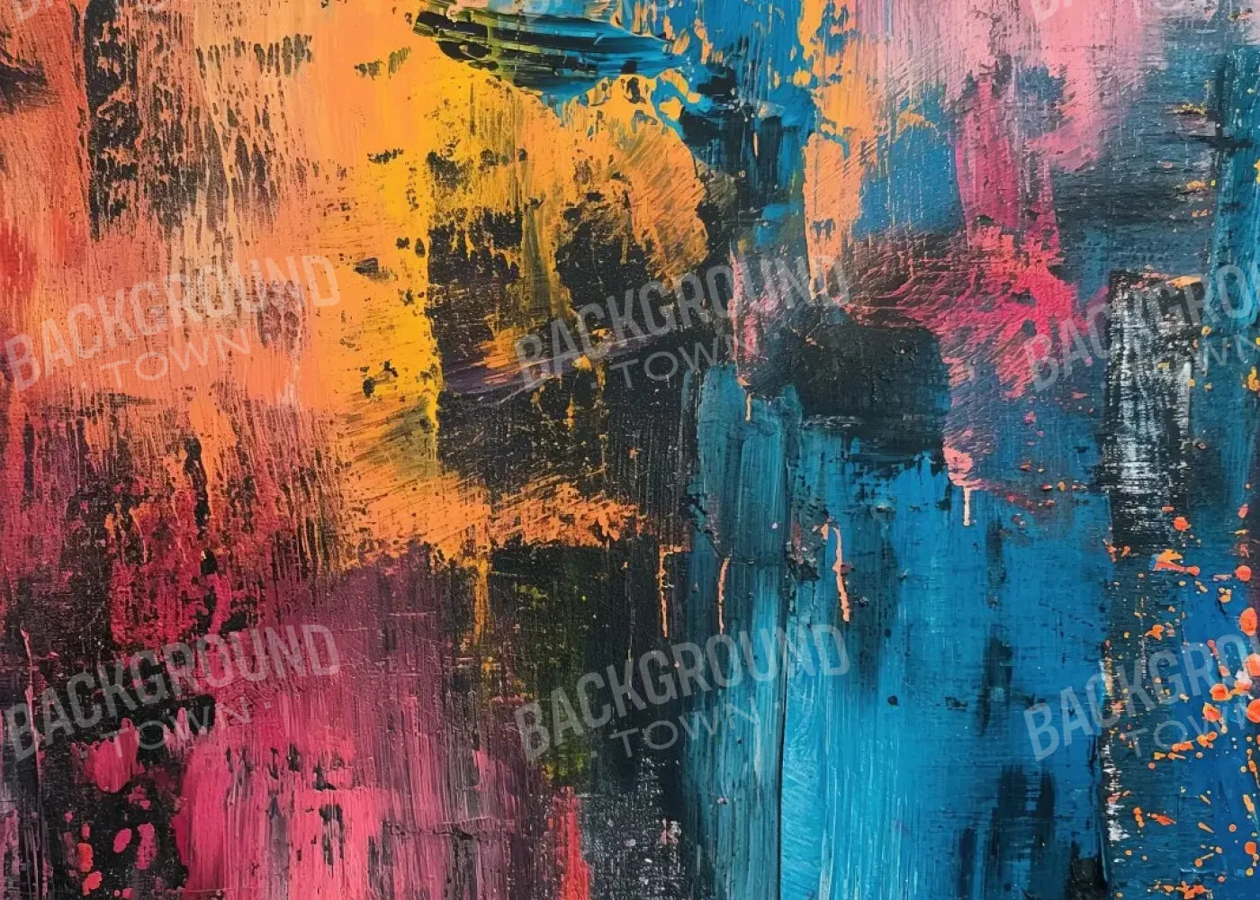 Neon Reverie 7’x5’ UltraCloth (84 x 60 inch) Backdrop