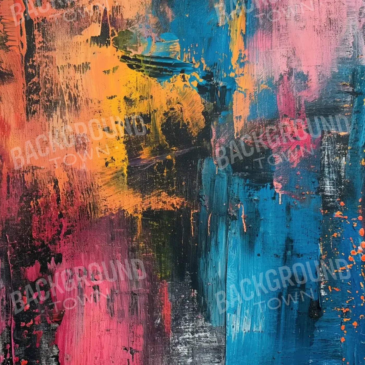 Neon Reverie 8’x8’ Fleece (96 x 96 inch) Backdrop