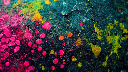 Neon Splatter 14X8 Ultracloth ( 168 X 96 Inch ) Backdrop