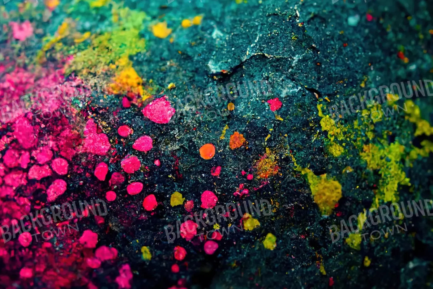 Neon Splatter 8X5 Ultracloth ( 96 X 60 Inch ) Backdrop