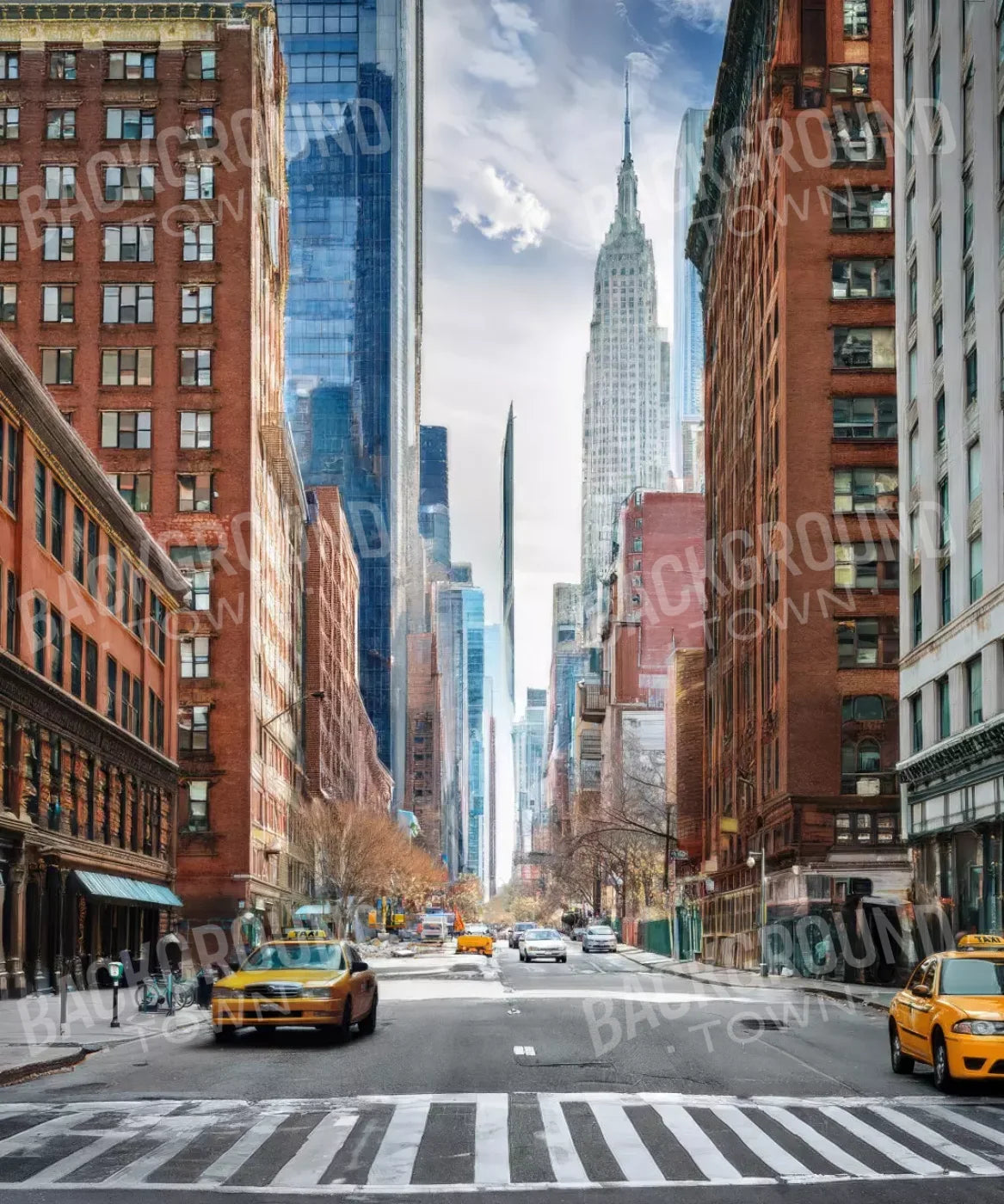 New York 10’x12’ UltraCloth (120 x 144 inch) Backdrop