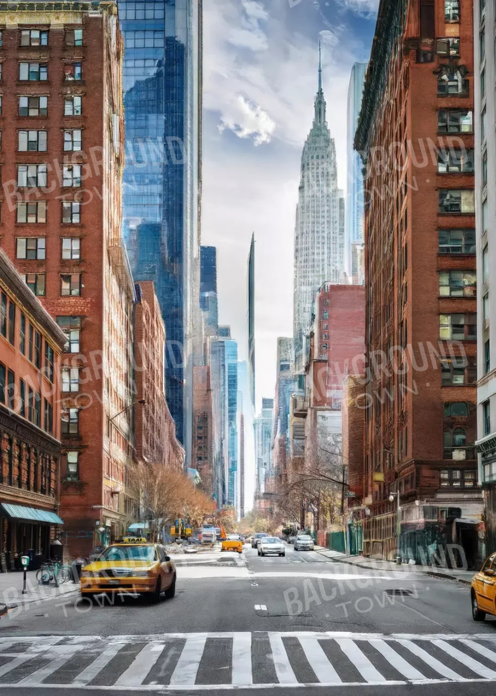 New York 5’x7’ UltraCloth (60 x 84 inch) Backdrop