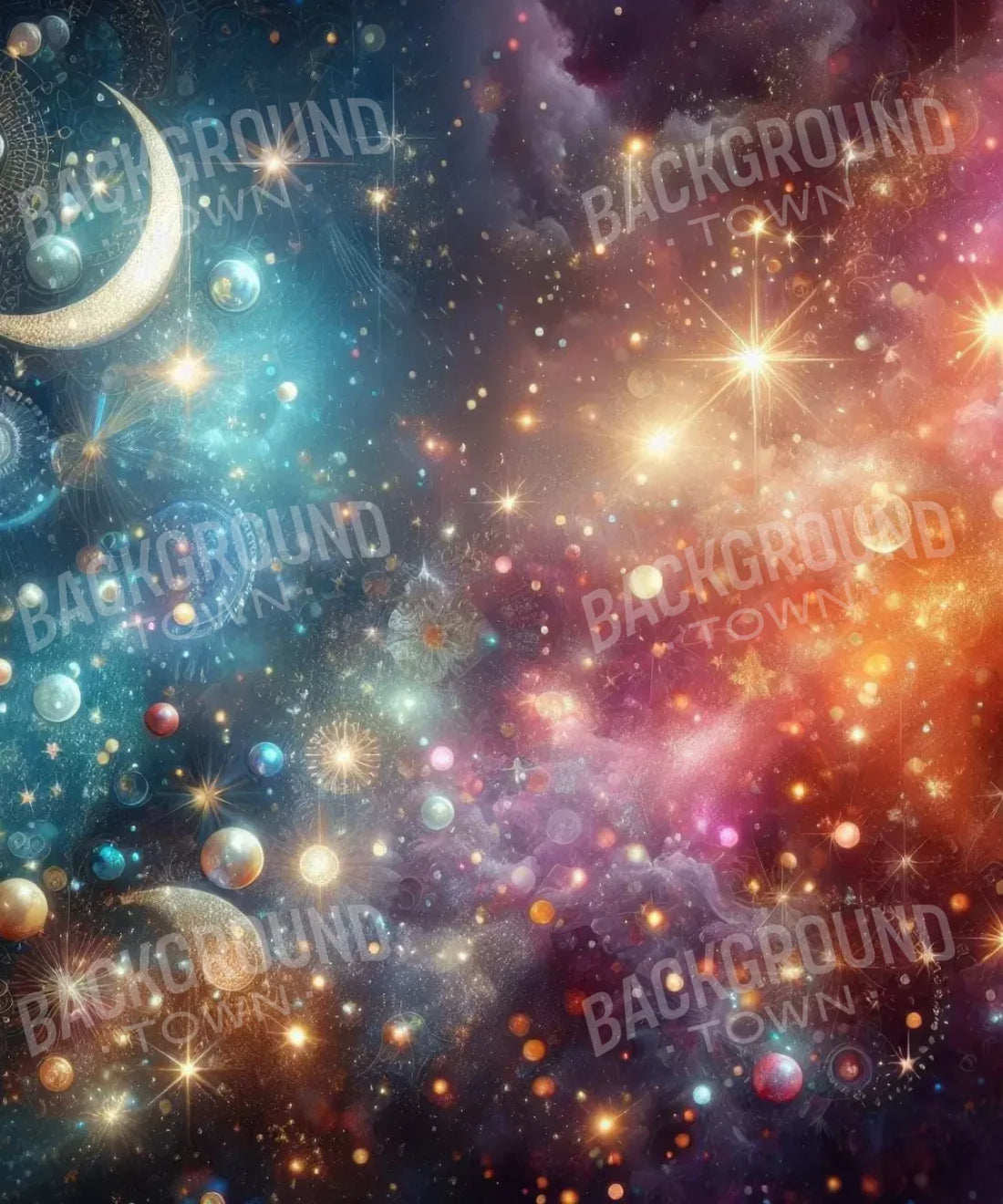 Blue Pink Purple Backdrop for Photography