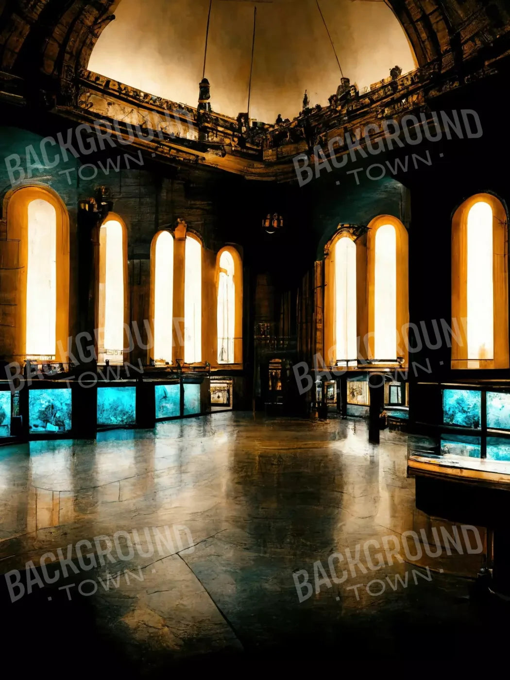 Night At The Museum 5’X6’8’ Fleece (60 X 80 Inch) Backdrop