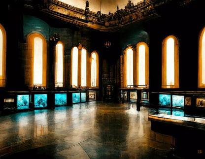 Night At The Museum 8’X6’ Fleece (96 X 72 Inch) Backdrop