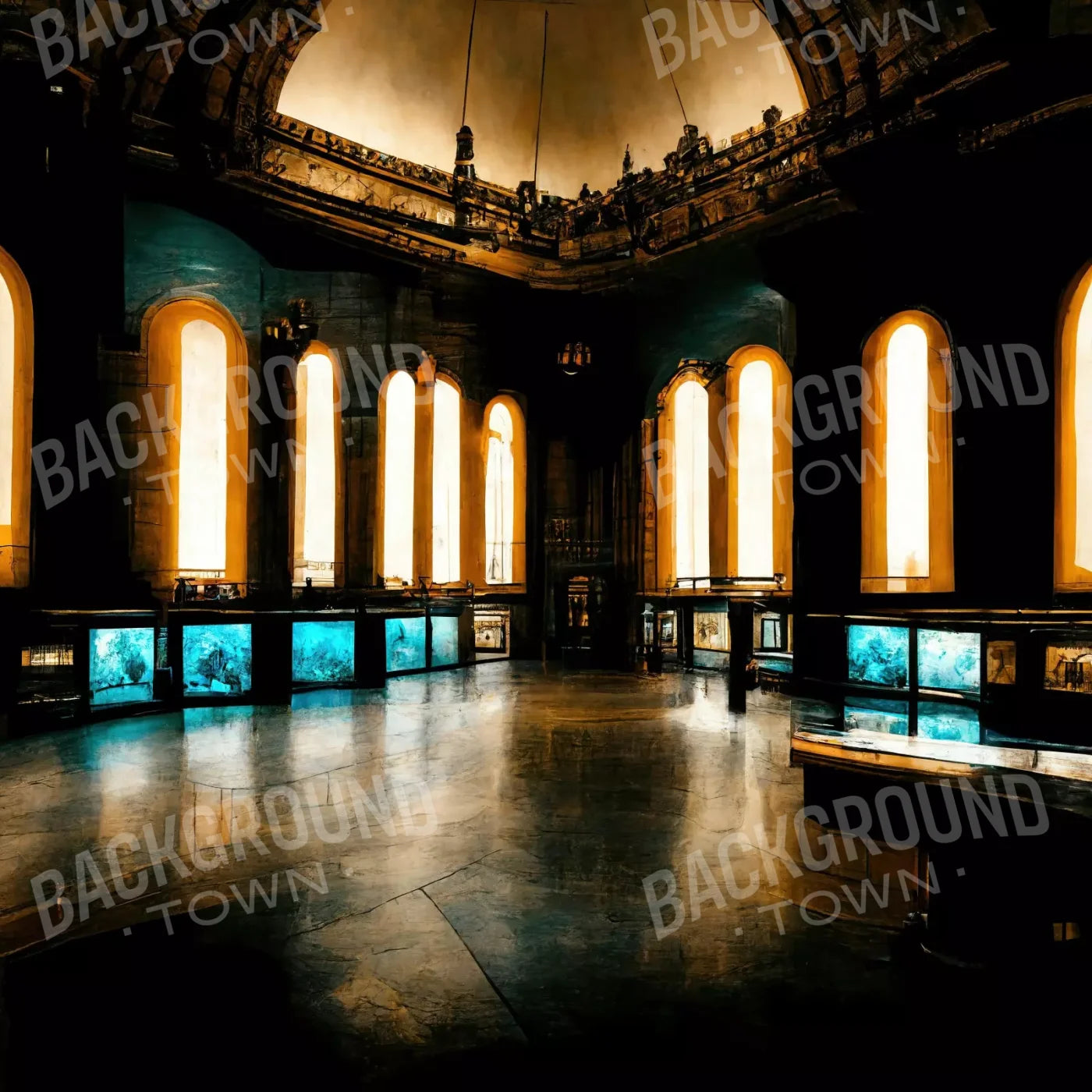 Night At The Museum 8’X8’ Fleece (96 X Inch) Backdrop