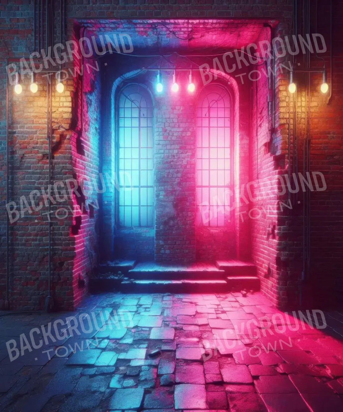 Blue Pink Backdrop for Photography