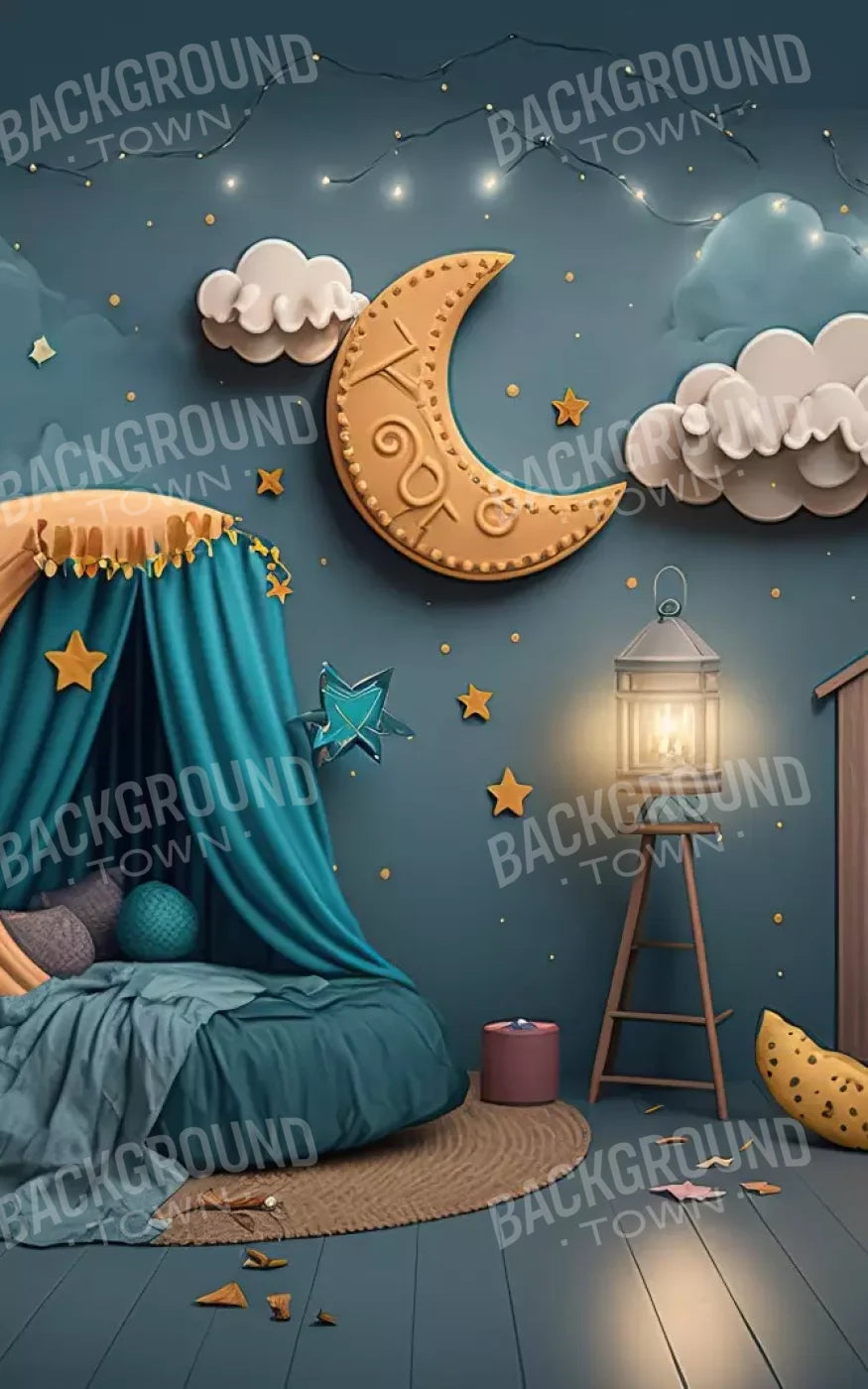 Night Moon Room 10’X16’ Ultracloth (120 X 192 Inch) Backdrop