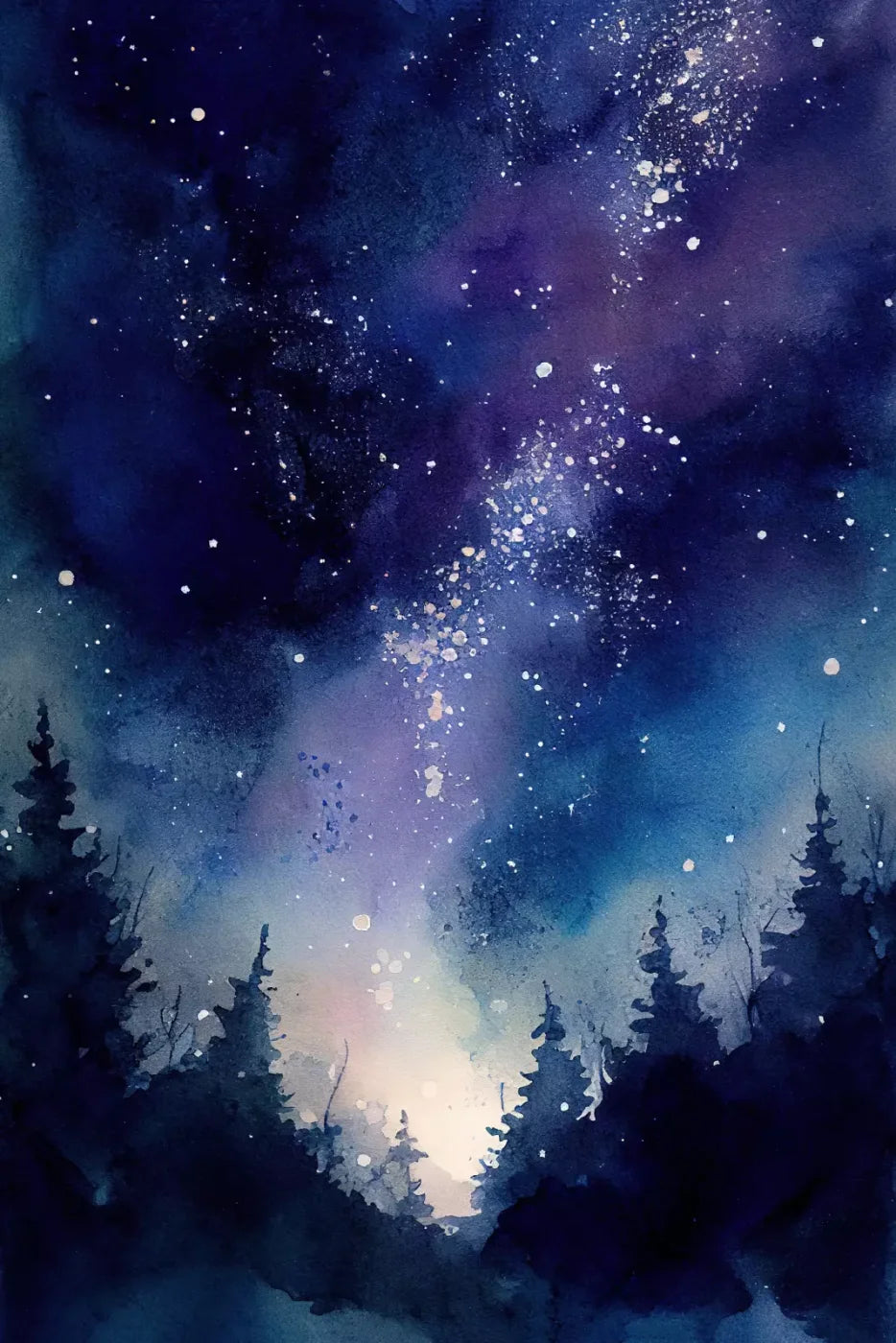 Night Sky 5X8 Ultracloth ( 60 X 96 Inch ) Backdrop