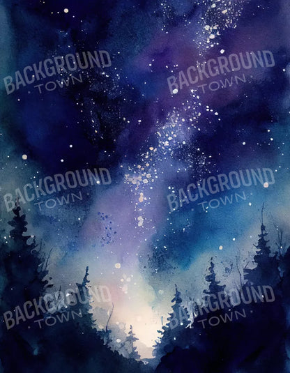 Night Sky 6X8 Fleece ( 72 X 96 Inch ) Backdrop