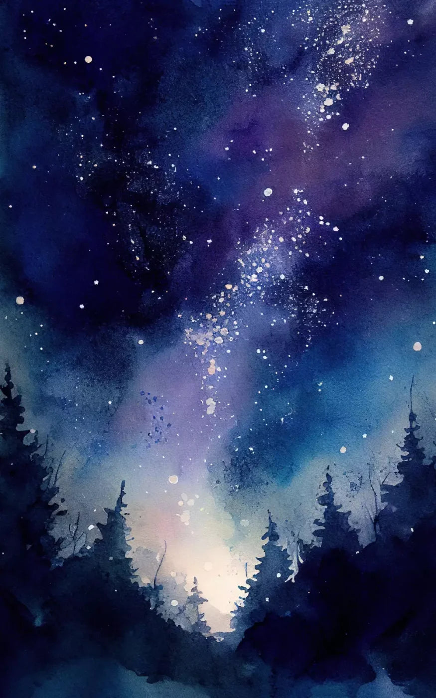 Night Sky 9X14 Ultracloth ( 108 X 168 Inch ) Backdrop
