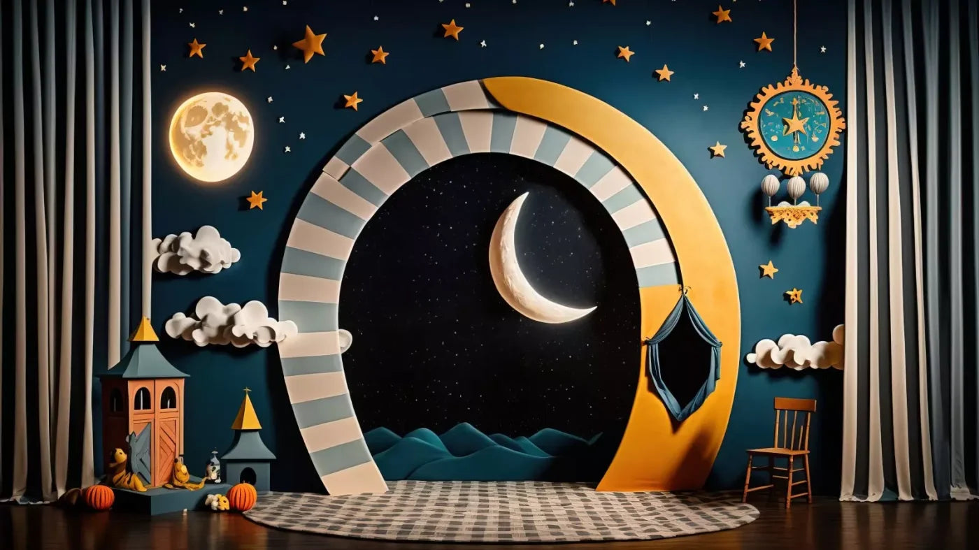 Night Time Lullaby 14X8 Ultracloth ( 168 X 96 Inch ) Backdrop