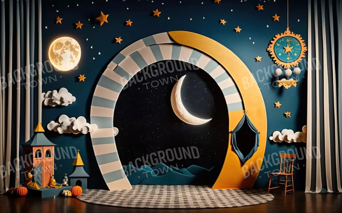 Night Time Lullaby 14X9 Ultracloth ( 168 X 108 Inch ) Backdrop