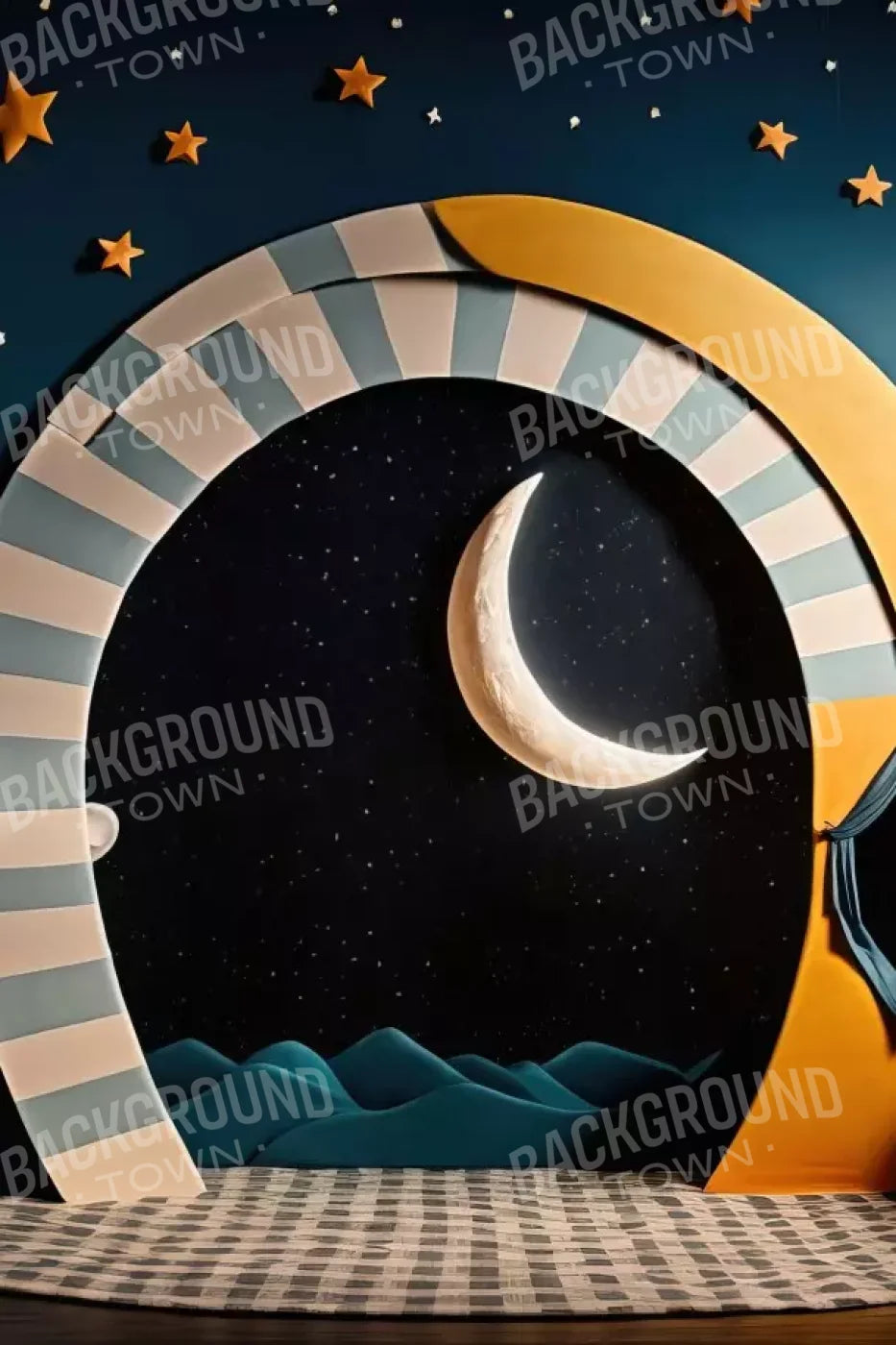 Night Time Lullaby 5X8 Ultracloth ( 60 X 96 Inch ) Backdrop