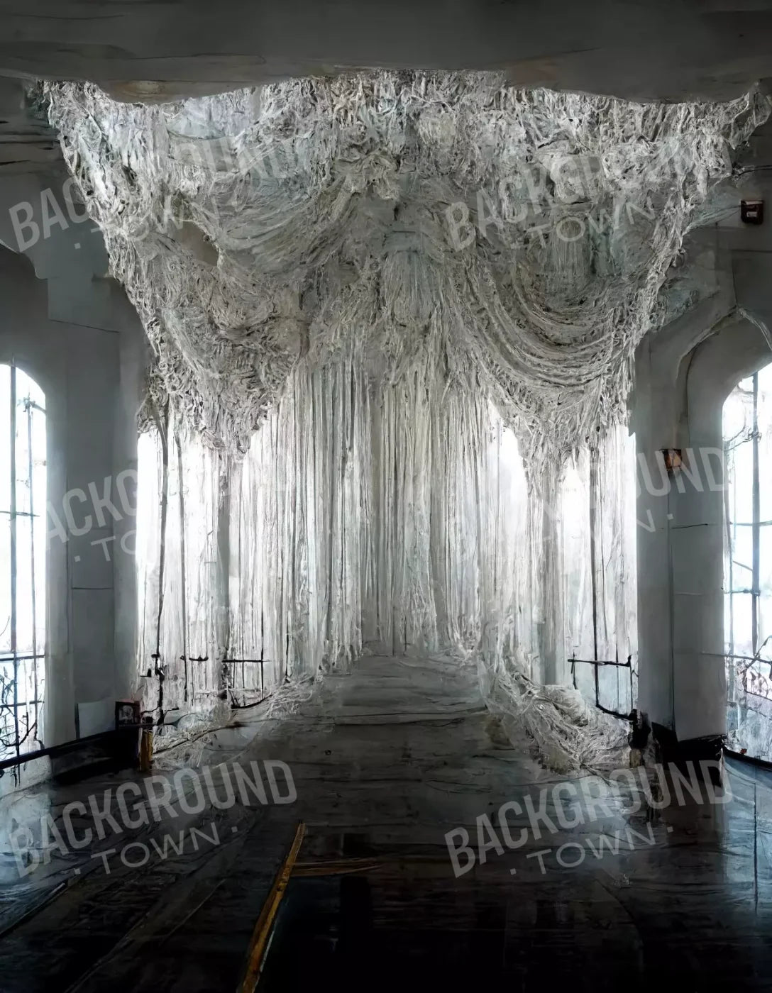 Night Veils 6X8 Fleece ( 72 X 96 Inch ) Backdrop