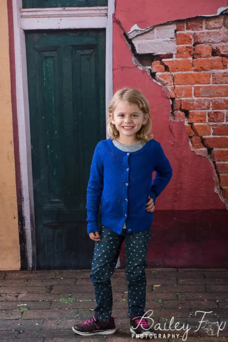 Brown Brick and Stone Backdrop for Photography