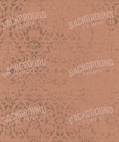 Orange Damask Backdrop for Photography