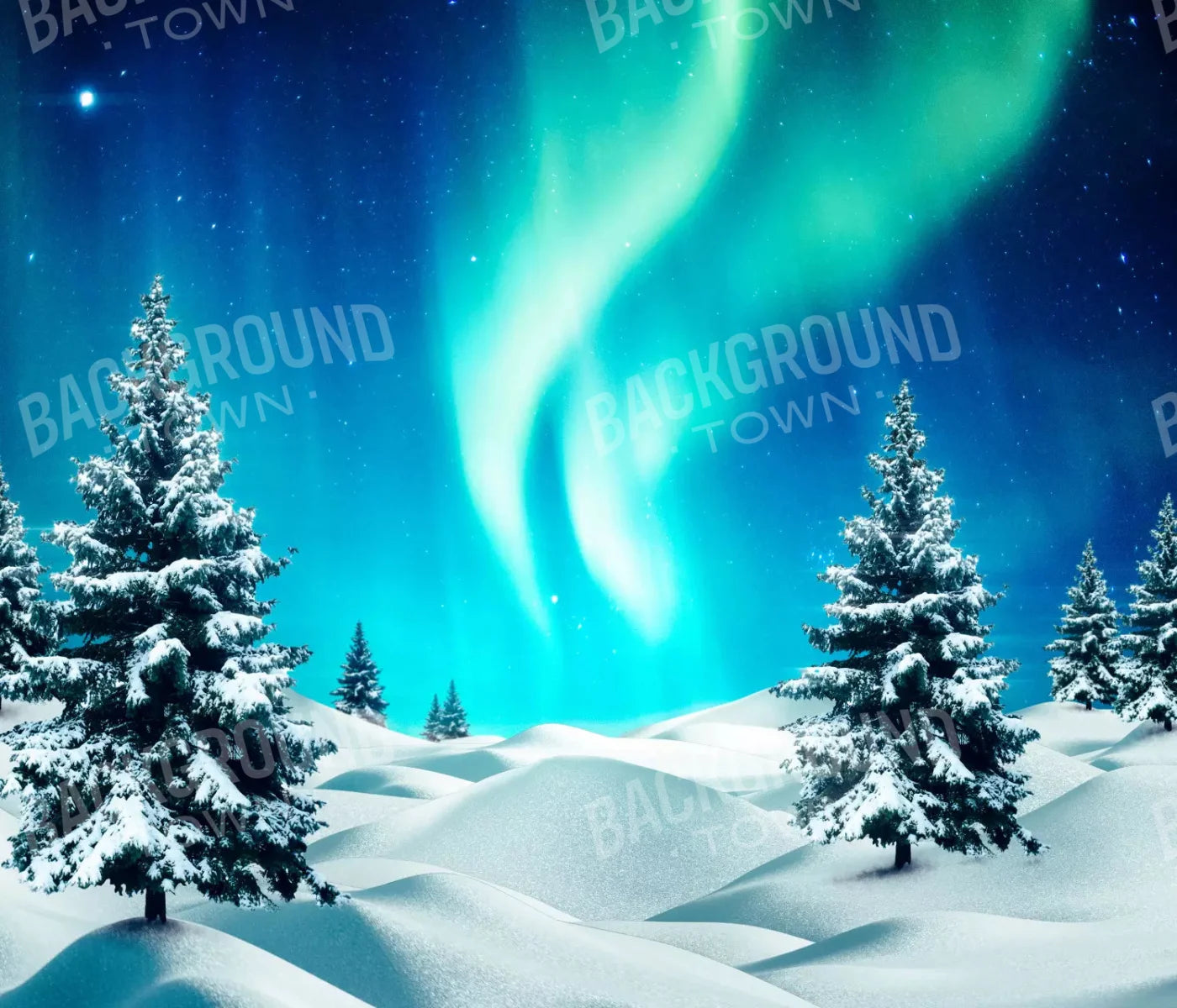North Pole 12X10 Ultracloth ( 144 X 120 Inch ) Backdrop