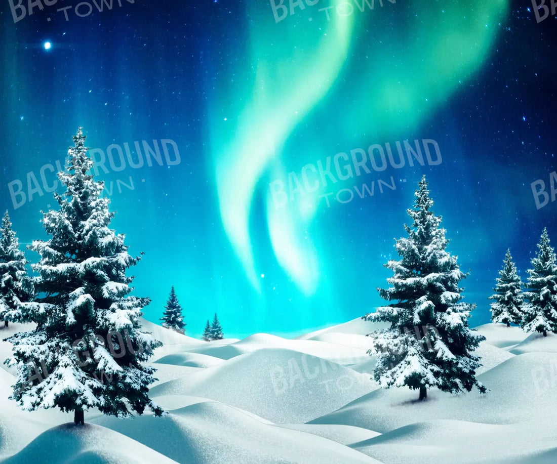 North Pole 5X42 Fleece ( 60 X 50 Inch ) Backdrop