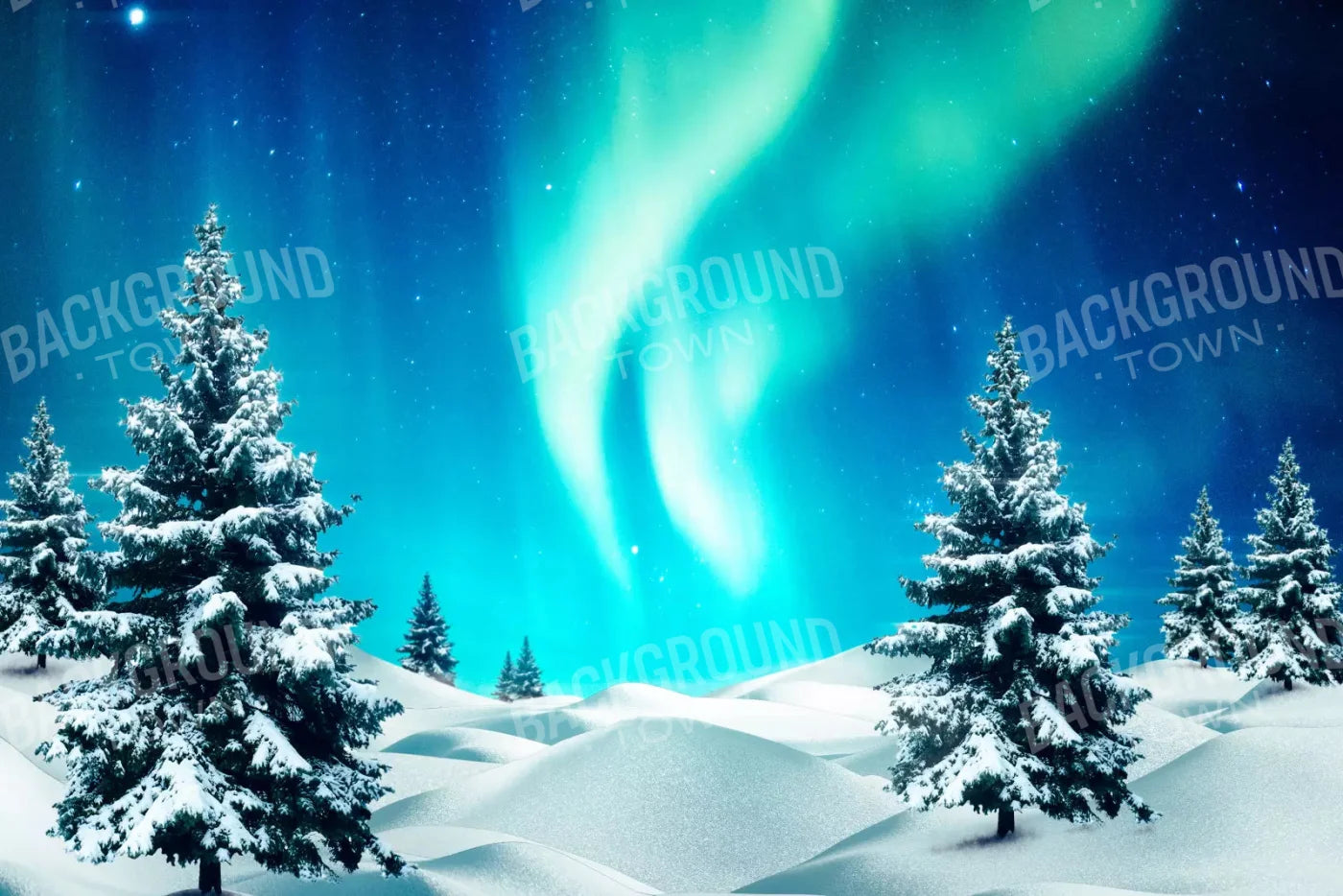 North Pole 8X5 Ultracloth ( 96 X 60 Inch ) Backdrop