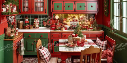 North Pole Kitchen 16’X8’ Ultracloth (192 X 96 Inch) Backdrop