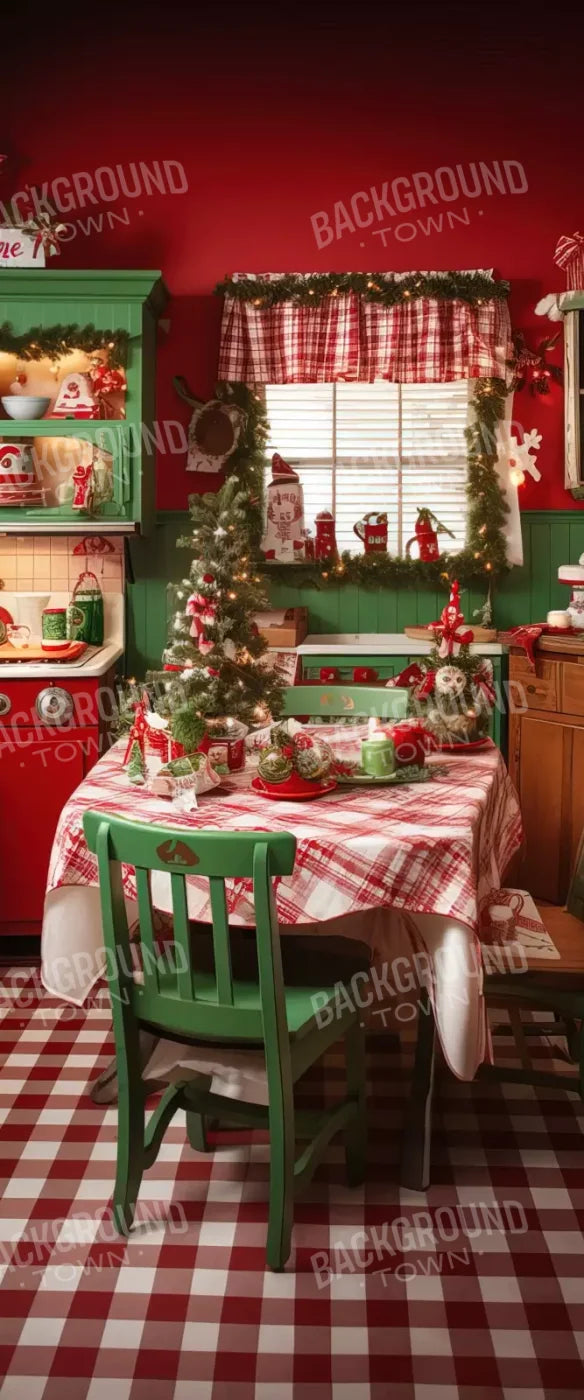 North Pole Kitchen Ii 5’X12’ Ultracloth For Westcott X-Drop (60 X 144 Inch) Backdrop