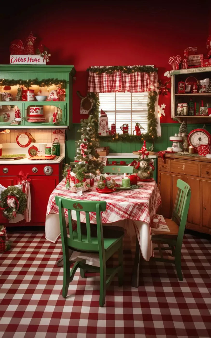 North Pole Kitchen Ii 10’X16’ Ultracloth (120 X 192 Inch) Backdrop