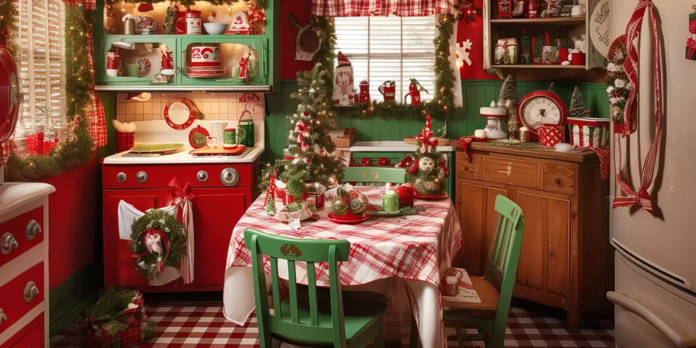 North Pole Kitchen Ii 20’X10’ Ultracloth (240 X 120 Inch) Backdrop
