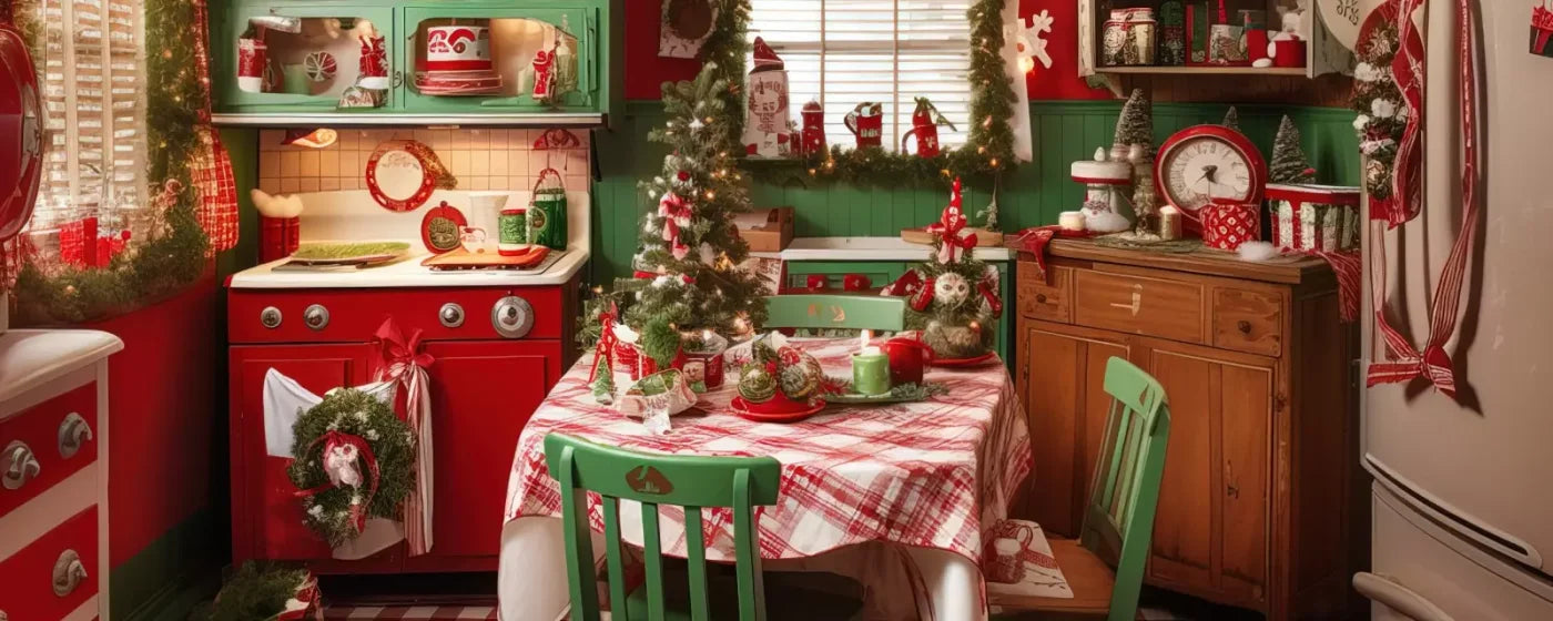 North Pole Kitchen Ii 20’X8’ Ultracloth (240 X 96 Inch) Backdrop