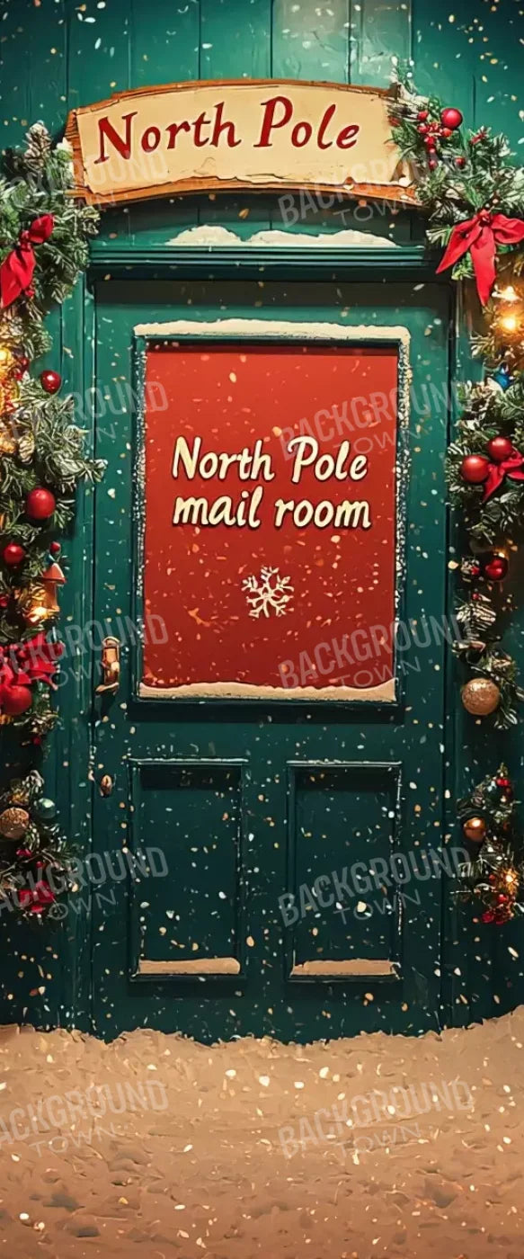 North Pole Mail Room Ii 5’X12’ Ultracloth For Westcott X-Drop (60 X 144 Inch) Backdrop