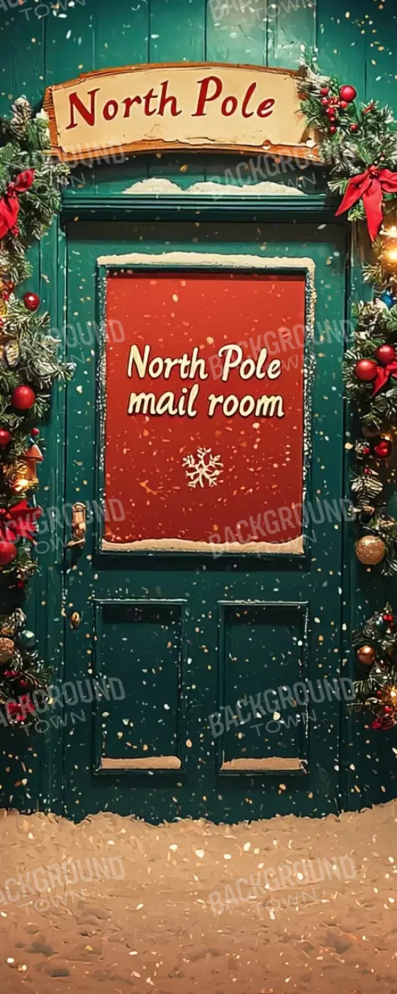 North Pole Mail Room Ii 8’X20’ Ultracloth (96 X 240 Inch) Backdrop