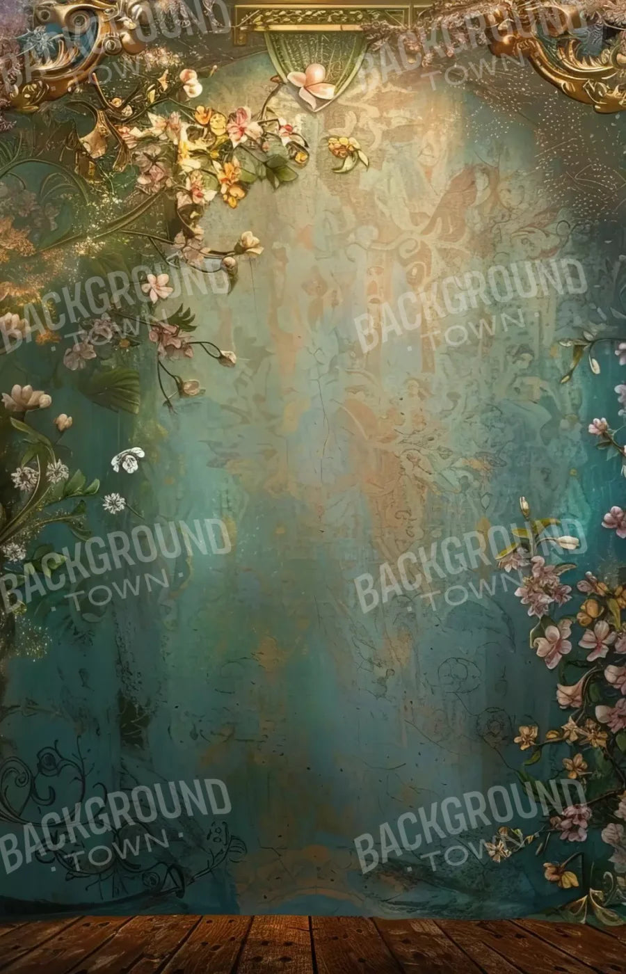 Nouveau Wall Ii 9’X14’ Ultracloth (108 X 168 Inch) Backdrop