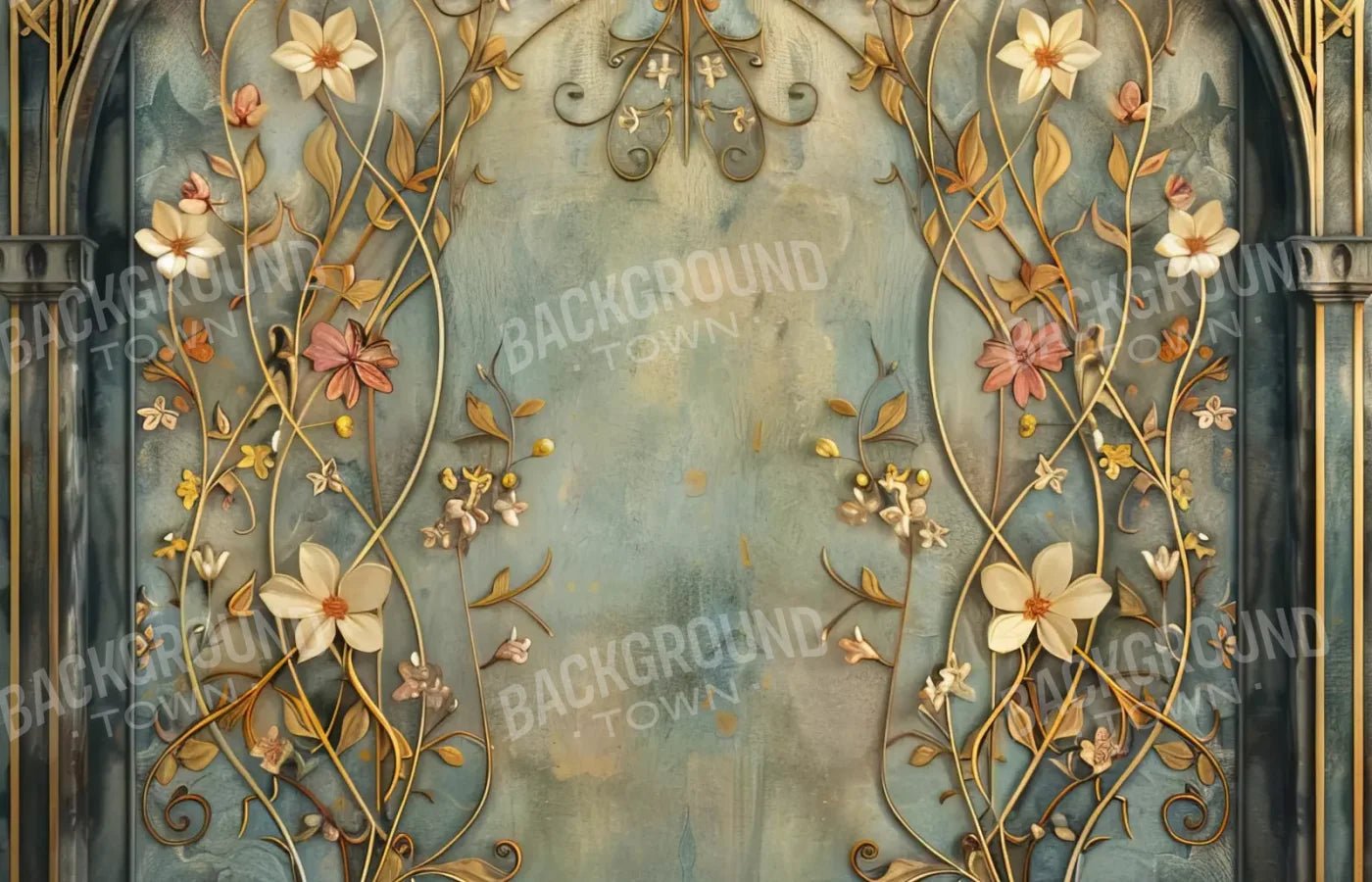 Nouveau Wall I 14’X9’ Ultracloth (168 X 108 Inch) Backdrop