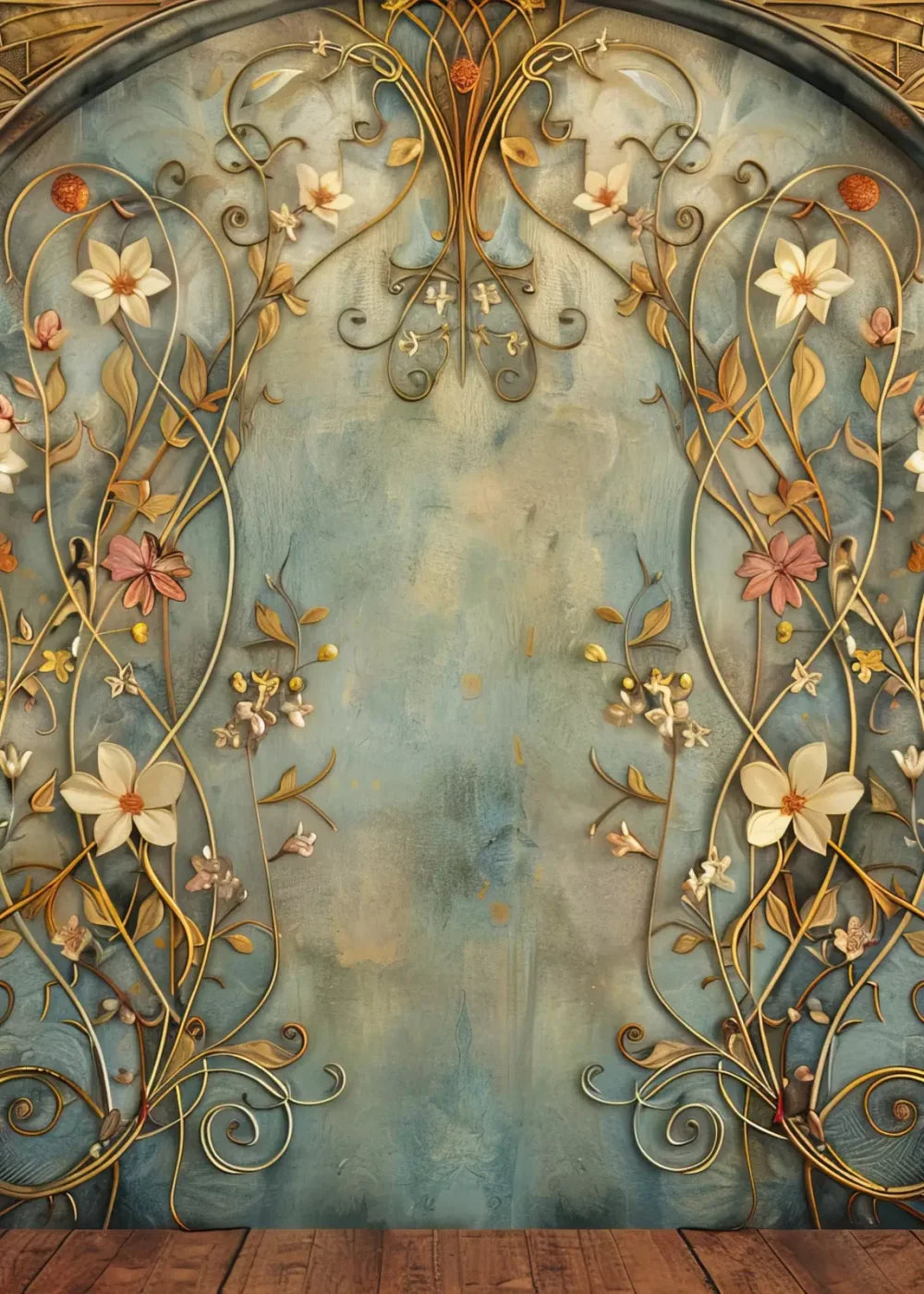 Nouveau Wall I 5’X7’ Ultracloth (60 X 84 Inch) Backdrop