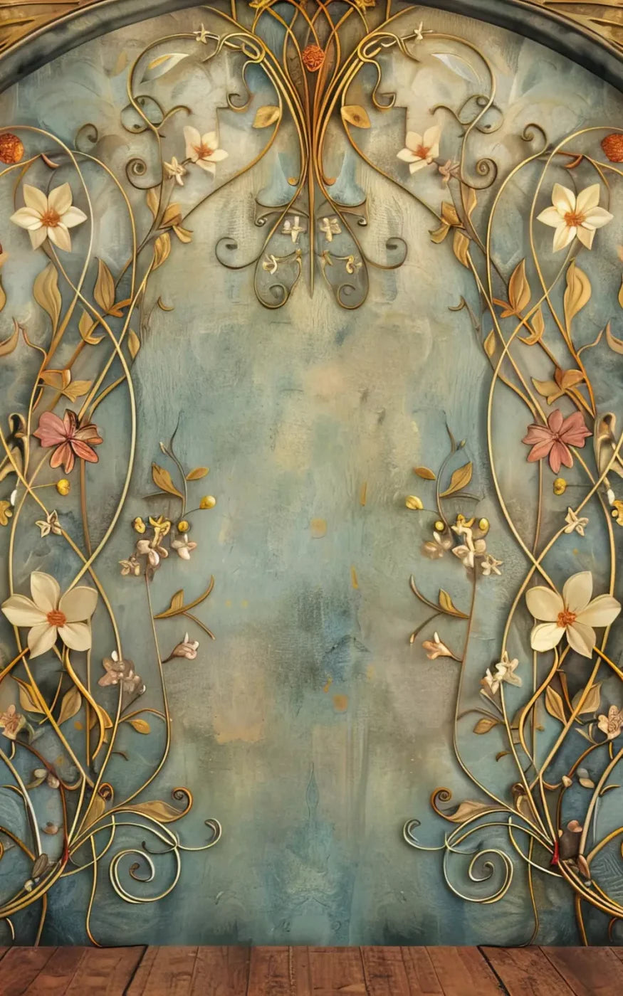Nouveau Wall I 5’X8’ Ultracloth (60 X 96 Inch) Backdrop