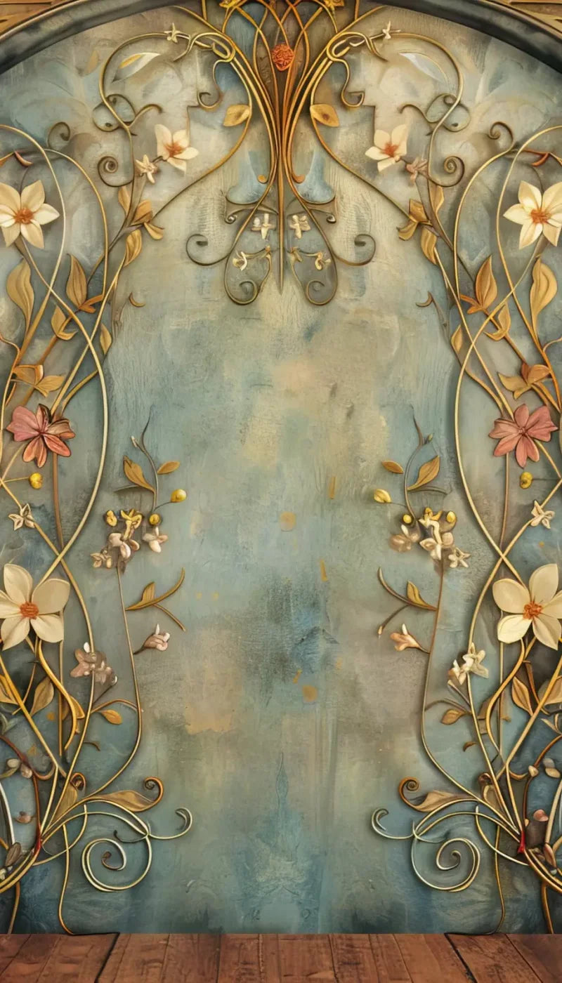 Nouveau Wall I 8’X14’ Ultracloth (96 X 168 Inch) Backdrop