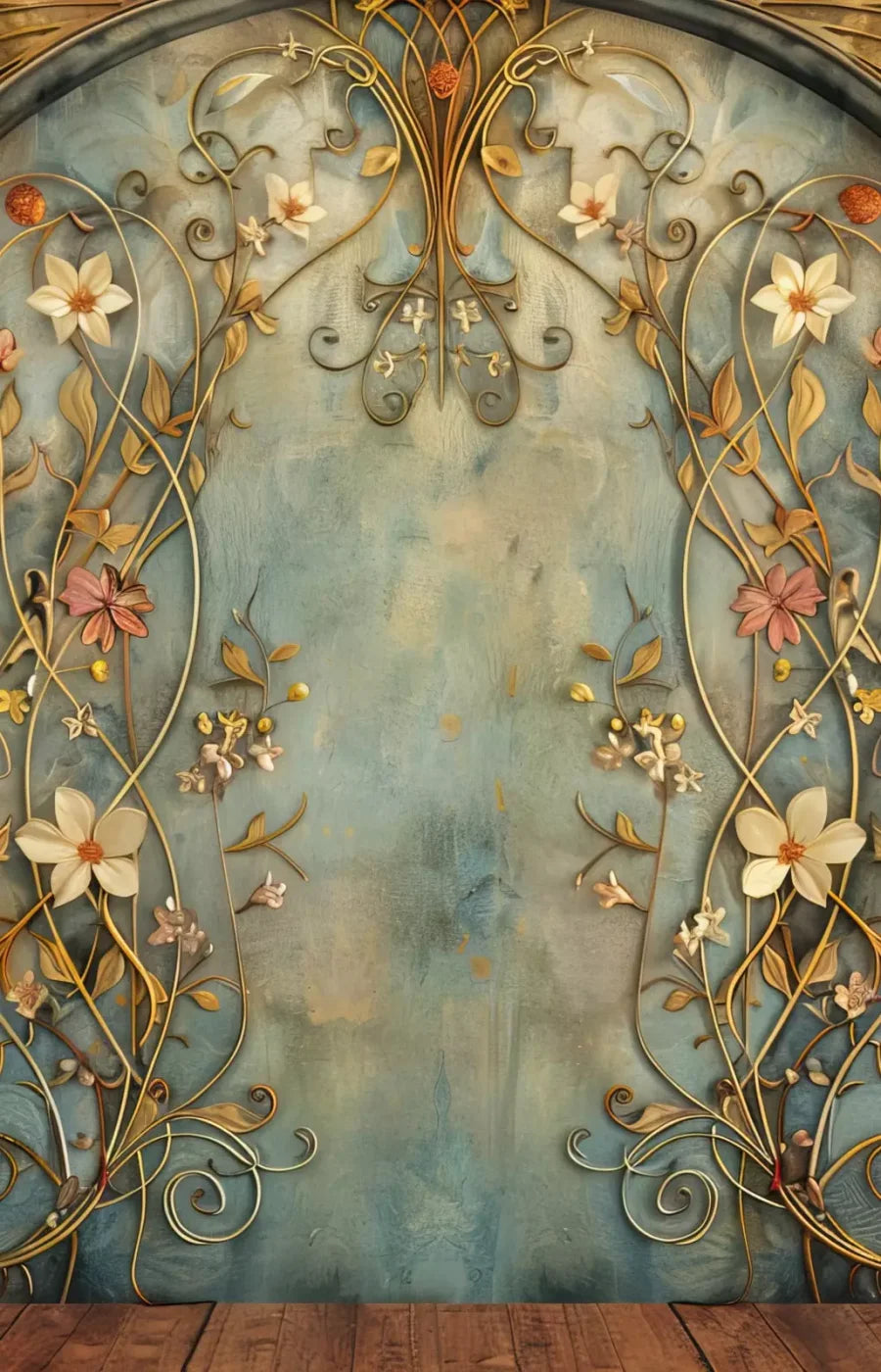 Nouveau Wall I 9’X14’ Ultracloth (108 X 168 Inch) Backdrop