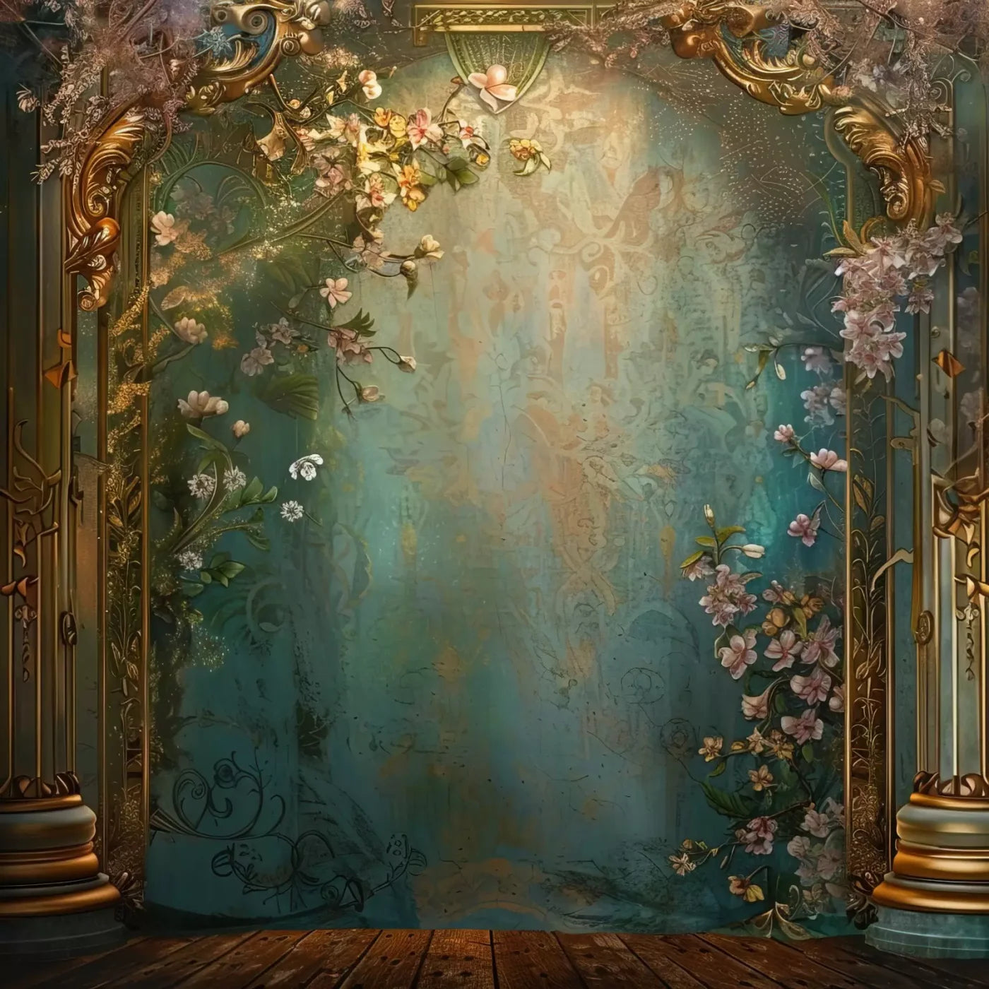 Nouveau Wall Ii 10’X10’ Ultracloth (120 X Inch) Backdrop