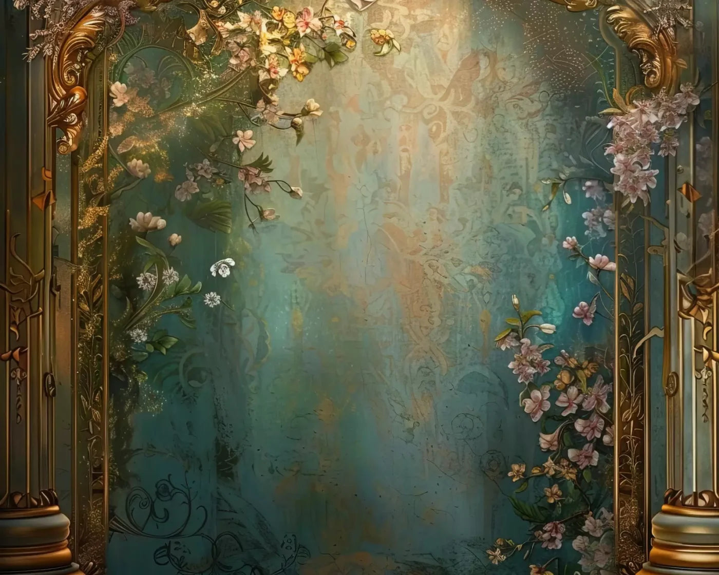 Nouveau Wall Ii 10’X8’ Fleece (120 X 96 Inch) Backdrop