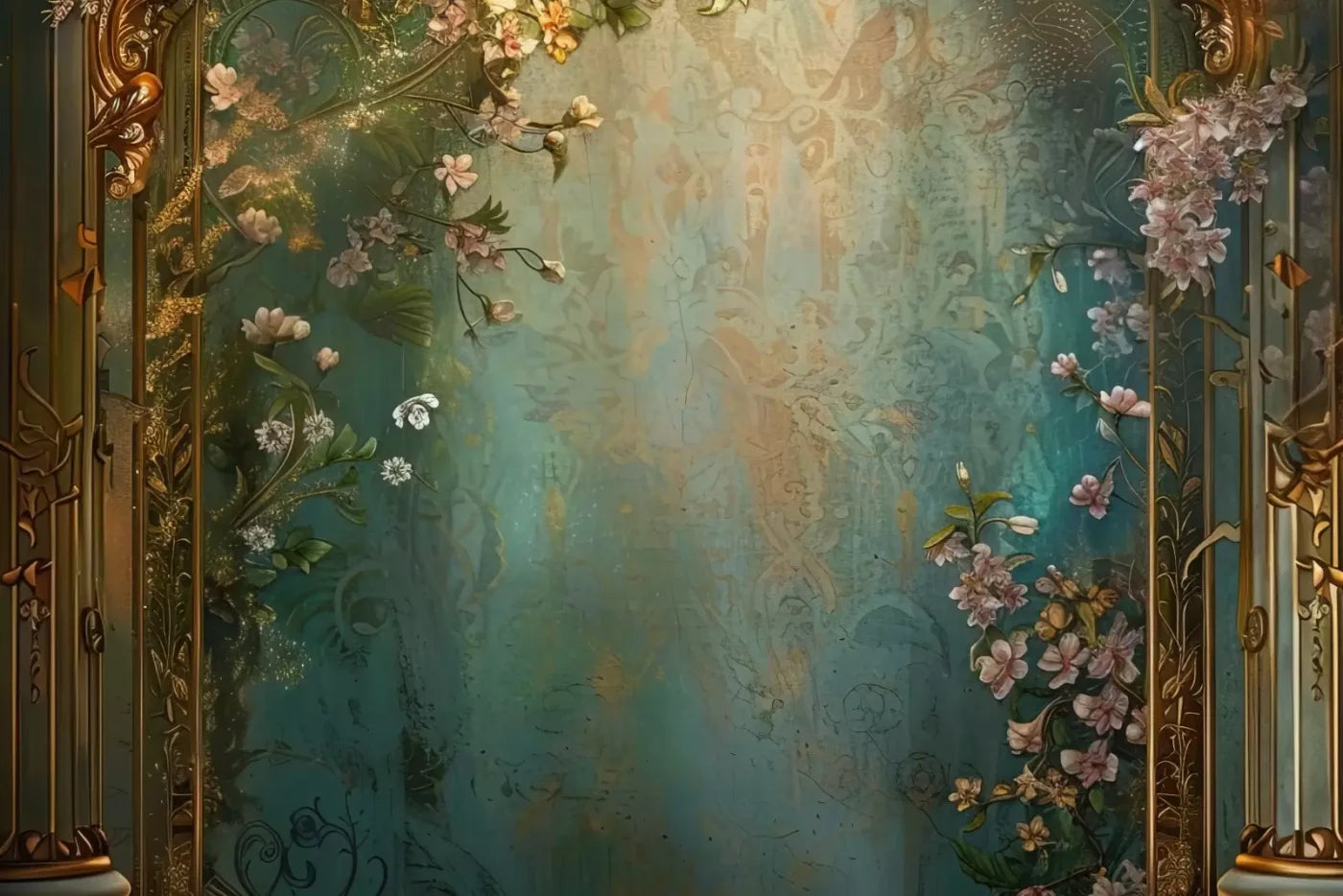 Nouveau Wall Ii 12’X8’ Ultracloth (144 X 96 Inch) Backdrop