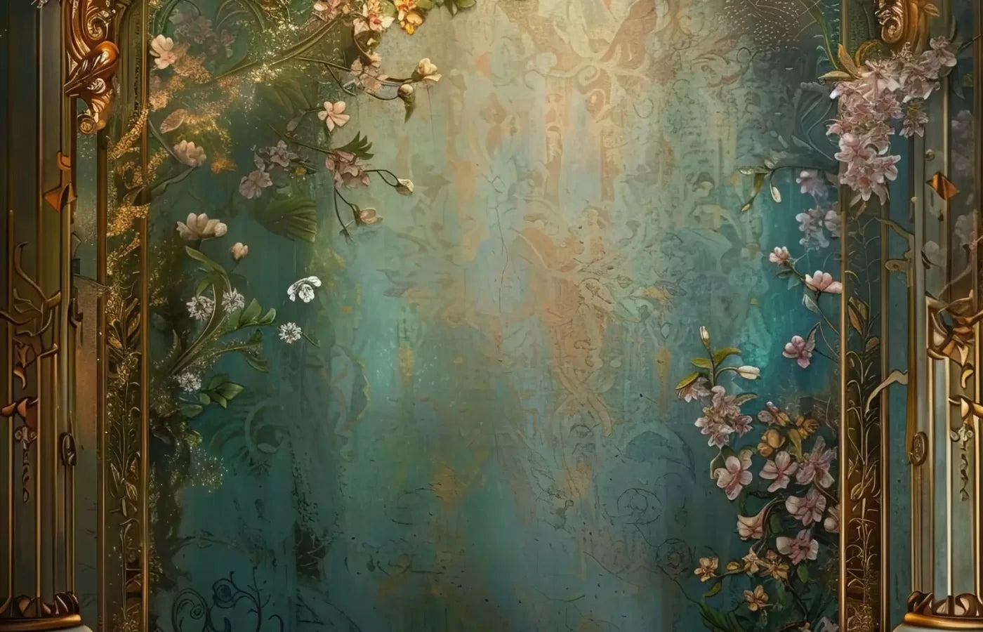 Nouveau Wall Ii 14’X9’ Ultracloth (168 X 108 Inch) Backdrop